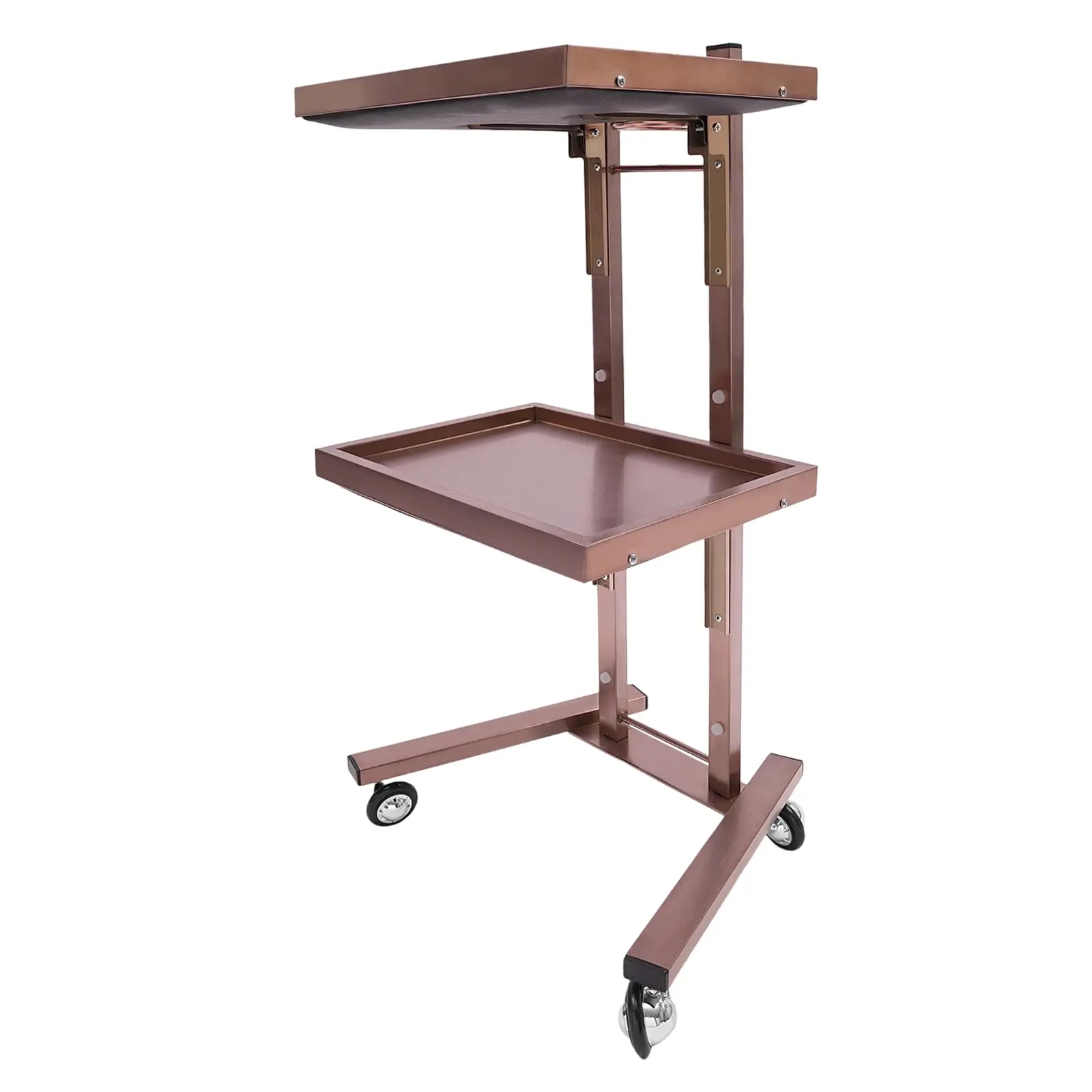 2 Tier Metal Rolling Cart, 34.3 Inch Salon Tray on Wheels, Folding Salon Tray Trolley, Esthetician Cart for Salon Studios Shop (
2 Tier Metal Rolling Cart, 34.3 Inch Salon Tray on Wheels, Folding Salon Tray Trolley, Esthetician Cart for Salon Studios Shop (