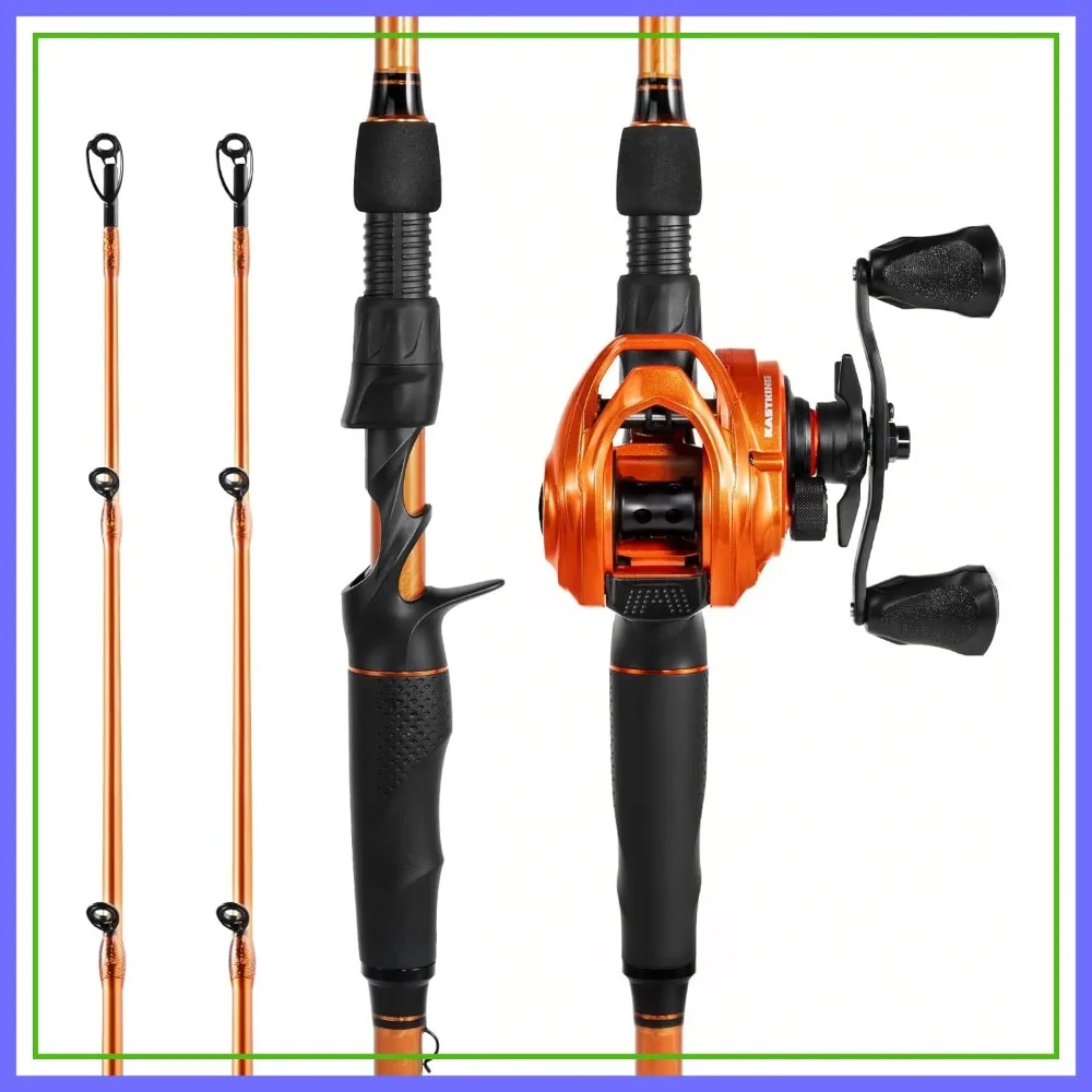 Twin-tip Spinning & Baitcaster Combo, Flame Design, IM6 Graphite 2Pc Rod with Backup Tip, Stainless Guides, EVA Handle
Twin-tip Spinning & Baitcaster Combo, Flame Design, IM6 Graphite 2Pc Rod with Backup Tip, Stainless Guides, EVA Handle
