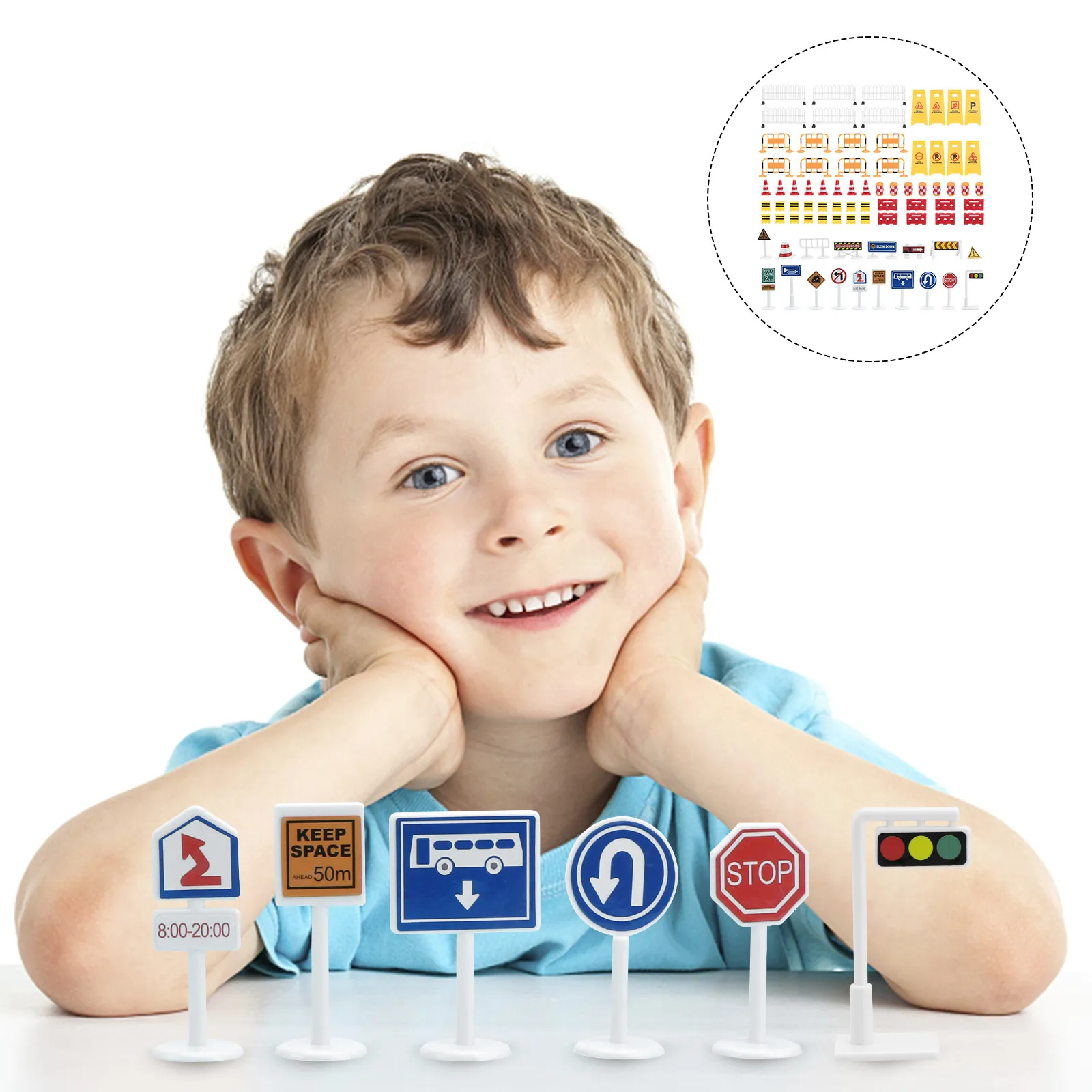 1Set High Quality Traffic Sign Set Safety Street Signs for Kids Road Rule Teaching Early Learning Educational Play Resource
1Set High Quality Traffic Sign Set Safety Street Signs for Kids Road Rule Teaching Early Learning Educational Play Resource