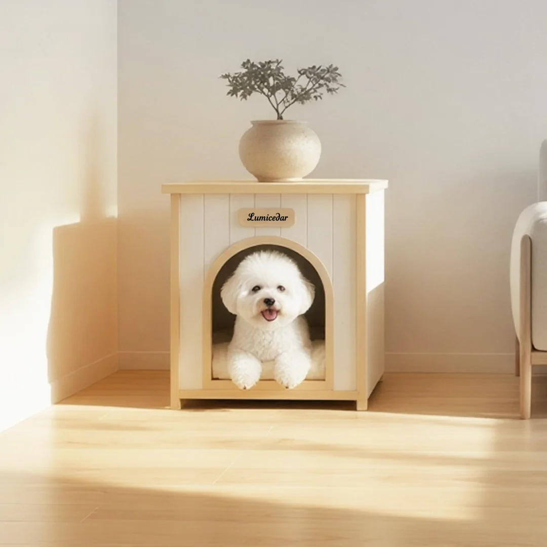 Уютный дом для вашего питомца! FSC-Certified Wood Cream Yellow Flat Roof Pet House, 53×51,6×60 см, Крытый укрытие для кошек и собак
Уютный дом для вашего питомца! FSC-Certified Wood Cream Yellow Flat Roof Pet House, 53×51,6×60 см, Крытый укрытие для кошек и собак