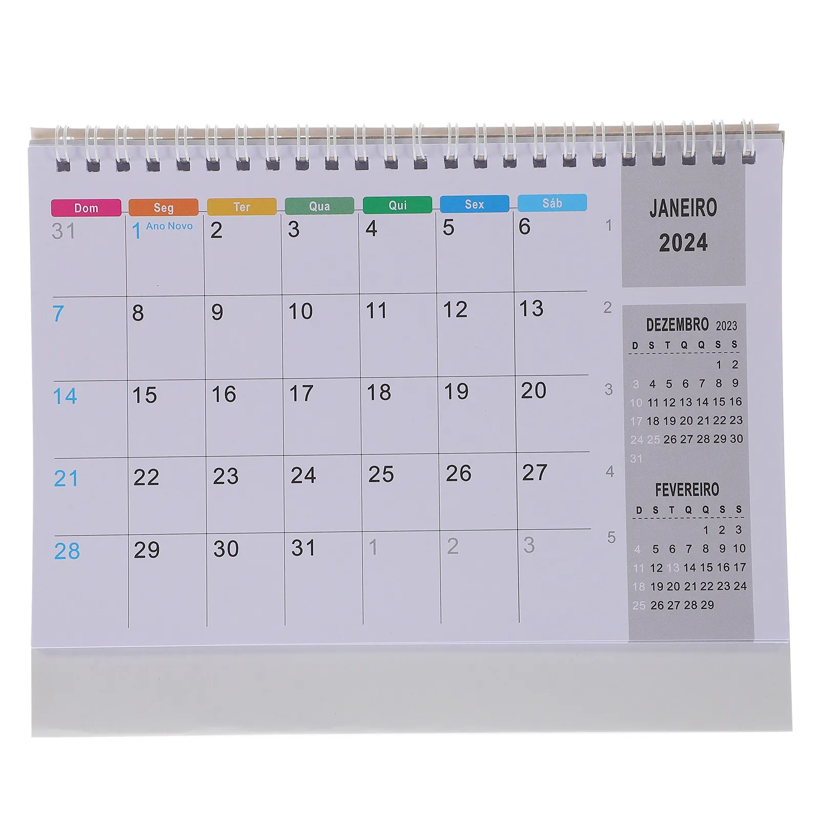 Desk Calendar 2024 Brazil Holiday Simple Style Small Mini Standing Table Calendar Decoration Ornament Home Office School Desktop
Desk Calendar 2024 Brazil Holiday Simple Style Small Mini Standing Table Calendar Decoration Ornament Home Office School Desktop