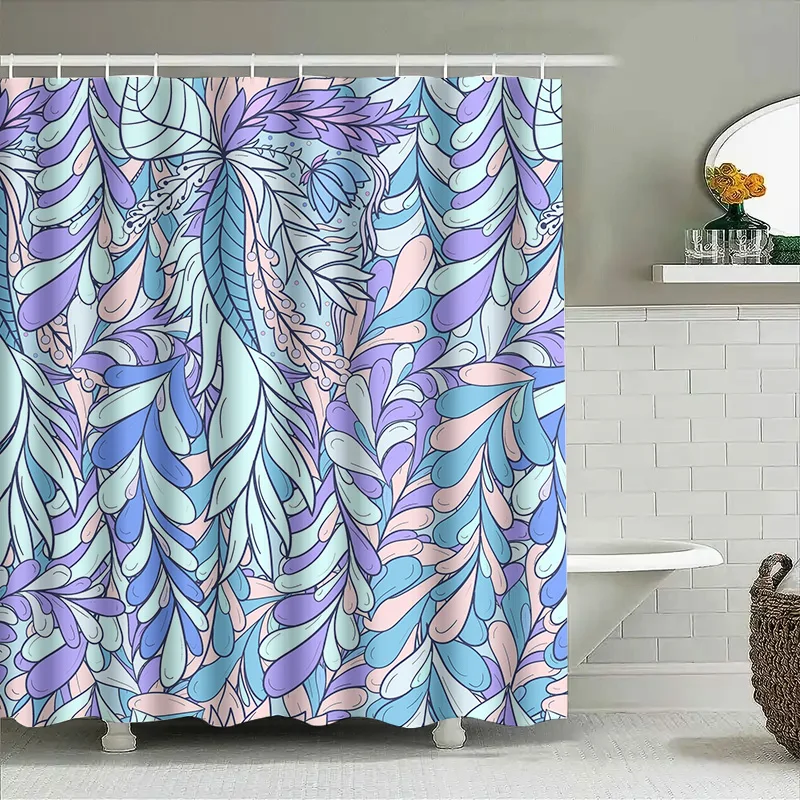 Purple Blue White Feather Shower CurtainBoho Chic Decor for Bathroom Extra Long Waterproof Fabric with Rod Pocket (59x72)
Purple Blue White Feather Shower CurtainBoho Chic Decor for Bathroom Extra Long Waterproof Fabric with Rod Pocket (59x72)