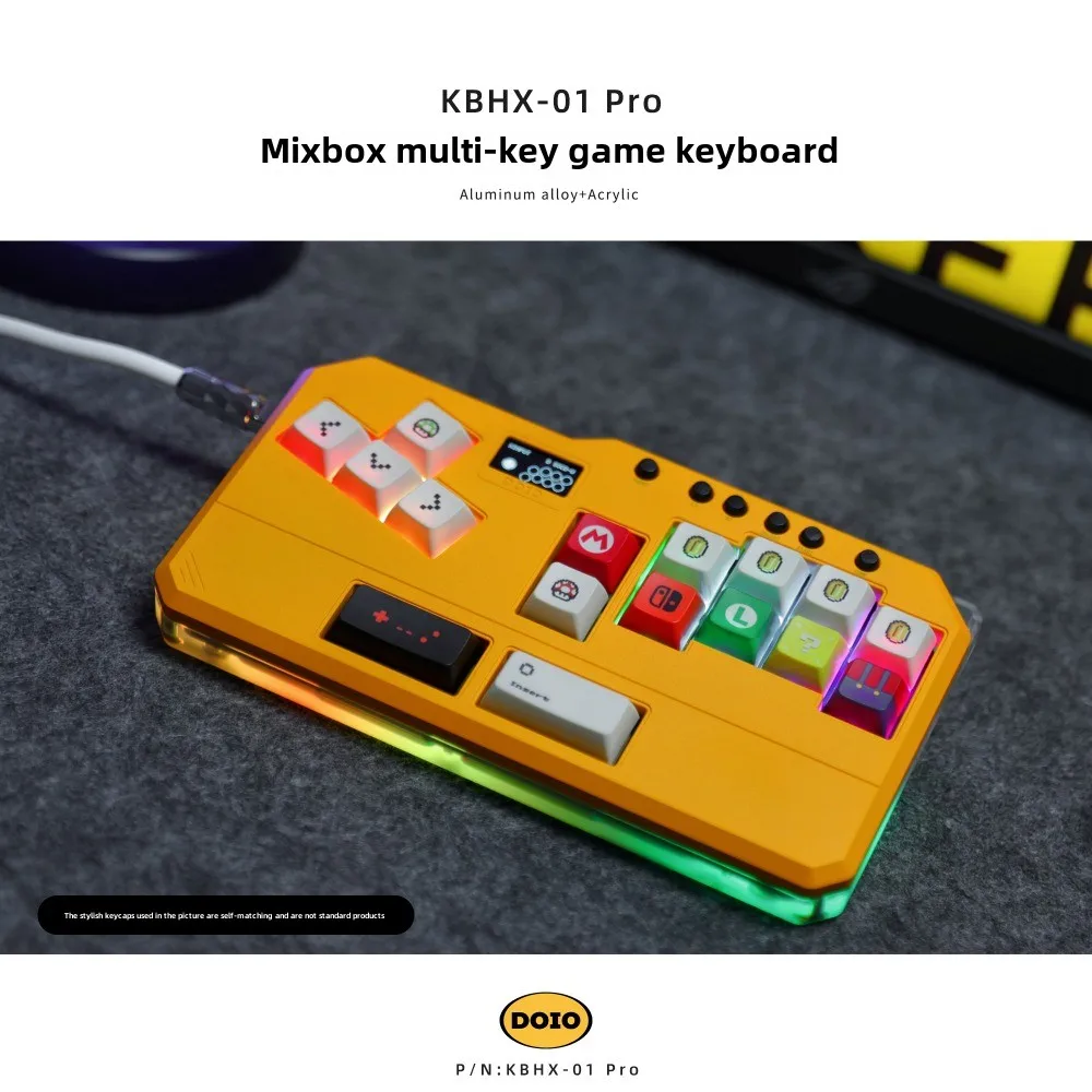 DOIO KBHX-01 Pro Mini Edition Hitbox MIXBOX игровая клавиатура из алюминиевого сплава джойстик аркадная боевая поддержка PS4 PS5 переключатель ПК подарок
DOIO KBHX-01 Pro Mini Edition Hitbox MIXBOX игровая клавиатура из алюминиевого сплава джойстик аркадная боевая поддержка PS4 PS5 переключатель ПК подарок