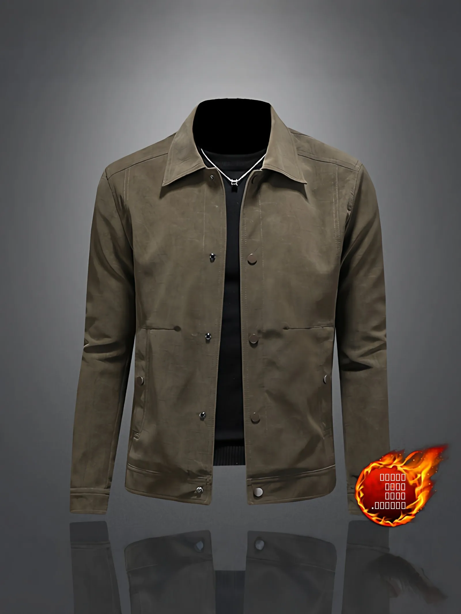 Thiened Floing Embroidery Men's Jaet 2025 Autumn Winter New Sle Korean Version Slim Fit Collar PU Leather Coat
Thiened Floing Embroidery Men's Jaet 2025 Autumn Winter New Sle Korean Version Slim Fit Collar PU Leather Coat