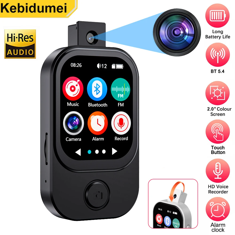 BT5.4 MP3-плеер 2-дюймовый HD IPS-экран MP4 Walkman Hi-Fi аудио музыкальный плеер без потерь Встроенная камера Поддержка FM-рекордера для электронных книг
BT5.4 MP3-плеер 2-дюймовый HD IPS-экран MP4 Walkman Hi-Fi аудио музыкальный плеер без потерь Встроенная камера Поддержка FM-рекордера для электронных книг