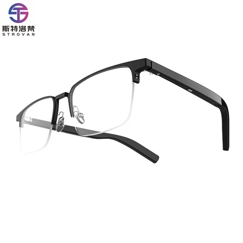 Automatic Noise Reduction Half Frame Smart Glasses for Anti-Blue Light Stereo Sound Call & Music Glasses
Automatic Noise Reduction Half Frame Smart Glasses for Anti-Blue Light Stereo Sound Call & Music Glasses