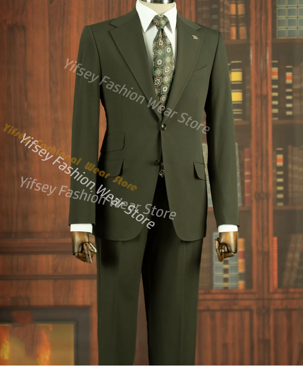 Green Blazer Trousers Men Suits Sets Tuxedos Wedding Groom Custom Jacket Pant Daily Male Outfits Costume Homme Social Wear 2pcs
Green Blazer Trousers Men Suits Sets Tuxedos Wedding Groom Custom Jacket Pant Daily Male Outfits Costume Homme Social Wear 2pcs