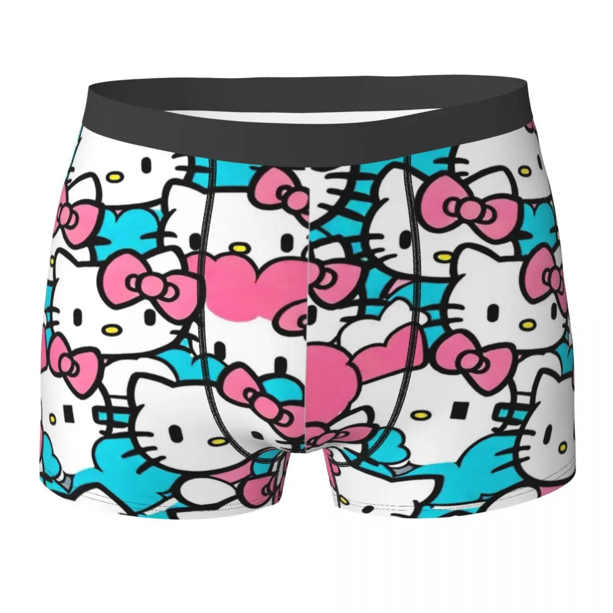 Нижнее белье Hello Kitty с рисунком кота, мужские трусы, мягкие боксеры с принтом, модные шорты, трусы большого размера
Нижнее белье Hello Kitty с рисунком кота, мужские трусы, мягкие боксеры с принтом, модные шорты, трусы большого размера