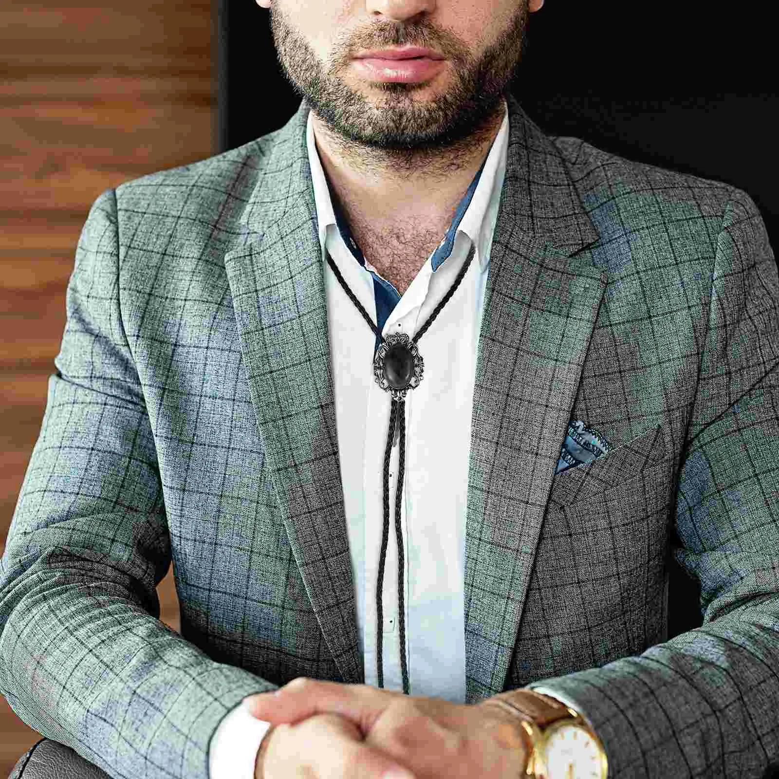 Goth Bolo Tie Mens Neckties Wedding Ceremony Decorations Ties Western American Style Man Choker for Women
Goth Bolo Tie Mens Neckties Wedding Ceremony Decorations Ties Western American Style Man Choker for Women
