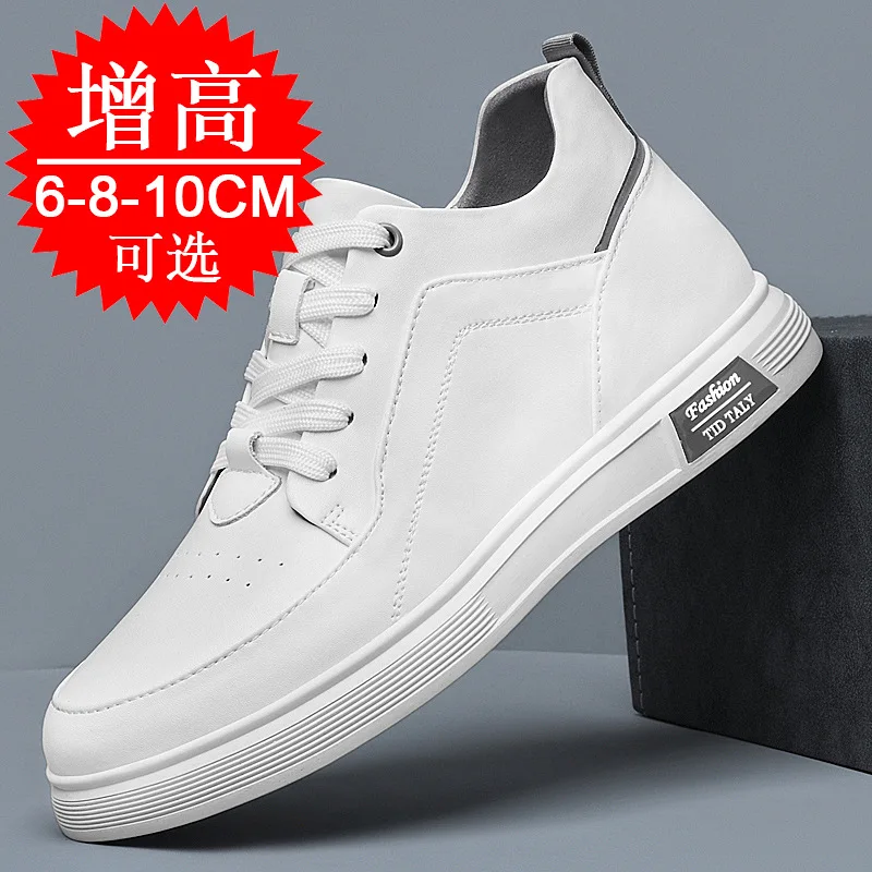New Stylish Elevator Shoes 8cm Invisible Men's Hidden Heel 6cm Lightweight and Trendy Lace-up Sneakers Fashion Casual Wear
New Stylish Elevator Shoes 8cm Invisible Men's Hidden Heel 6cm Lightweight and Trendy Lace-up Sneakers Fashion Casual Wear