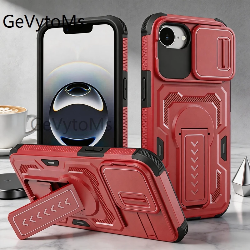 Military Grade Stand Armor Case For iPhone SE4 iPhoneSE4 SE 4 2025 Heavy Duty Bumper Slide Camera Cover For iPhone SE4 2025 Case
Military Grade Stand Armor Case For iPhone SE4 iPhoneSE4 SE 4 2025 Heavy Duty Bumper Slide Camera Cover For iPhone SE4 2025 Case