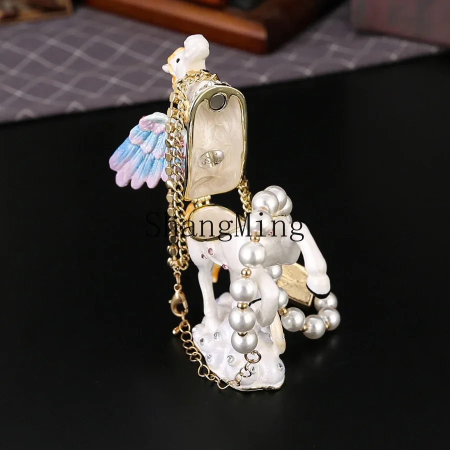 CLL Enamel Color Cartoon Pegasus Jewelry Box Metal Jewelry Home Ornaments Flap Dust Ring Stud Earrings Storage Box
CLL Enamel Color Cartoon Pegasus Jewelry Box Metal Jewelry Home Ornaments Flap Dust Ring Stud Earrings Storage Box