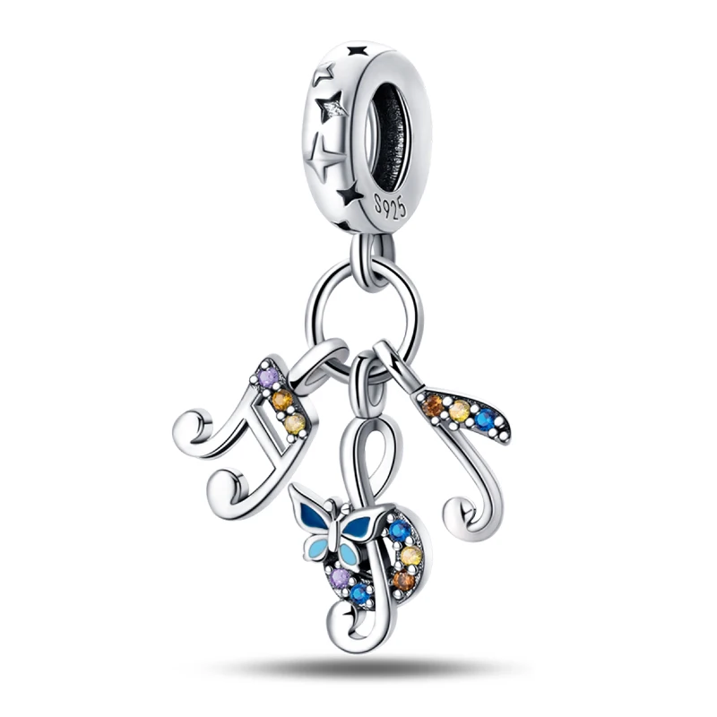 Music Series 925 Sterling Silver Colorful Zircon Note 3mm Charm Bead Original Design Suitable For Wedding Party DIY Fine Jewelry
Music Series 925 Sterling Silver Colorful Zircon Note 3mm Charm Bead Original Design Suitable For Wedding Party DIY Fine Jewelry
