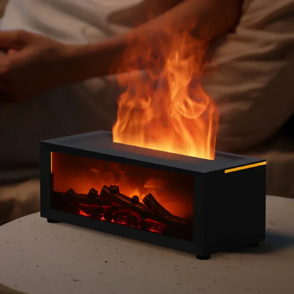 150ml Colorful 3D Flame Fireplace Aroma Diffuser Waterless Auto-Off Air Humidifier With Timer Remote Control For Home Room Gifts
150ml Colorful 3D Flame Fireplace Aroma Diffuser Waterless Auto-Off Air Humidifier With Timer Remote Control For Home Room Gifts