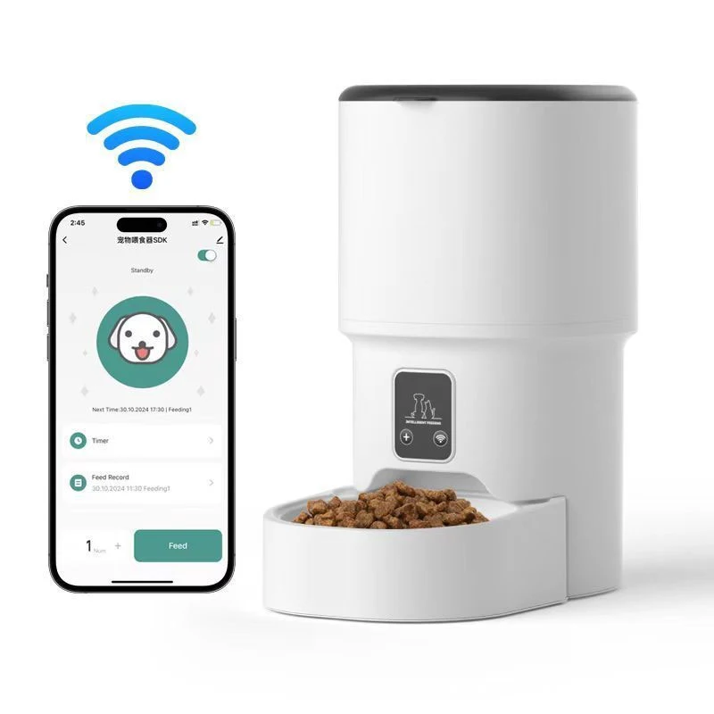 4L Automatic Cat Feeder with WiFi Smart Pet Feeder for Dogs Cats Intelligent Food Dispenser Timed Quantitative Feeding Machine
4L Automatic Cat Feeder with WiFi Smart Pet Feeder for Dogs Cats Intelligent Food Dispenser Timed Quantitative Feeding Machine