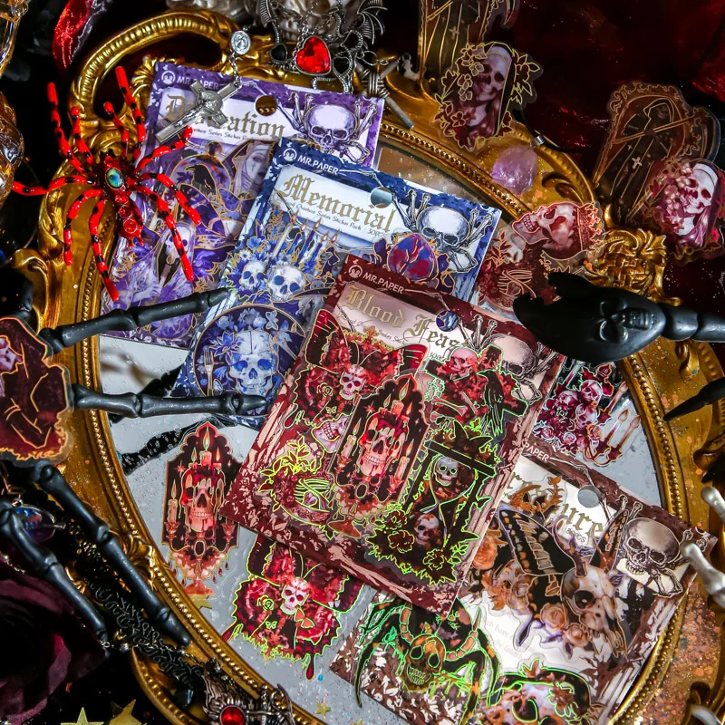 30 pcs Undead Skeleton Series Skeleton Decorative PET Stickers Scrapbooking Diary Album Phone Cup Journal Planner Stationery
30 pcs Undead Skeleton Series Skeleton Decorative PET Stickers Scrapbooking Diary Album Phone Cup Journal Planner Stationery