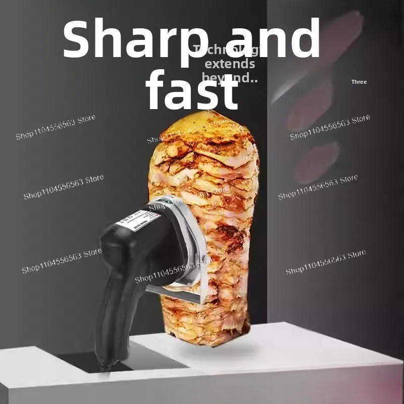 80W Cordless Electric Turkish Kebab Knife Portable Meat Slicer Cutter Handheld for Cutting Lamb Beef Chicken Doner Slicer
80W Cordless Electric Turkish Kebab Knife Portable Meat Slicer Cutter Handheld for Cutting Lamb Beef Chicken Doner Slicer