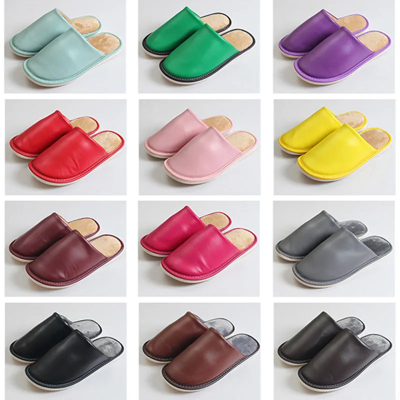 Winter House Slippers Women Men Leather Non-slip Waterproof Couple Indoor Shoes Warm Plush Slippers Women Home Shoes WSH3766
Winter House Slippers Women Men Leather Non-slip Waterproof Couple Indoor Shoes Warm Plush Slippers Women Home Shoes WSH3766
