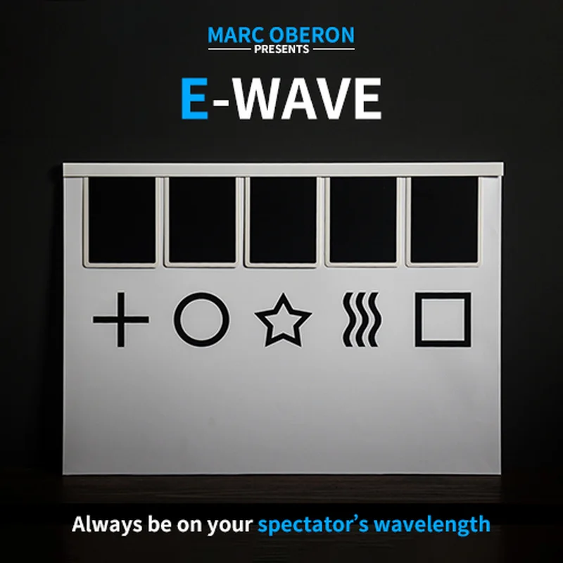 E WAVE (Gimmick) by Marc Oberon Beginner Close Up Performer Stage / Parlor Mentalism Magic Tricks Illusions Stage Magic Props
E WAVE (Gimmick) by Marc Oberon Beginner Close Up Performer Stage / Parlor Mentalism Magic Tricks Illusions Stage Magic Props