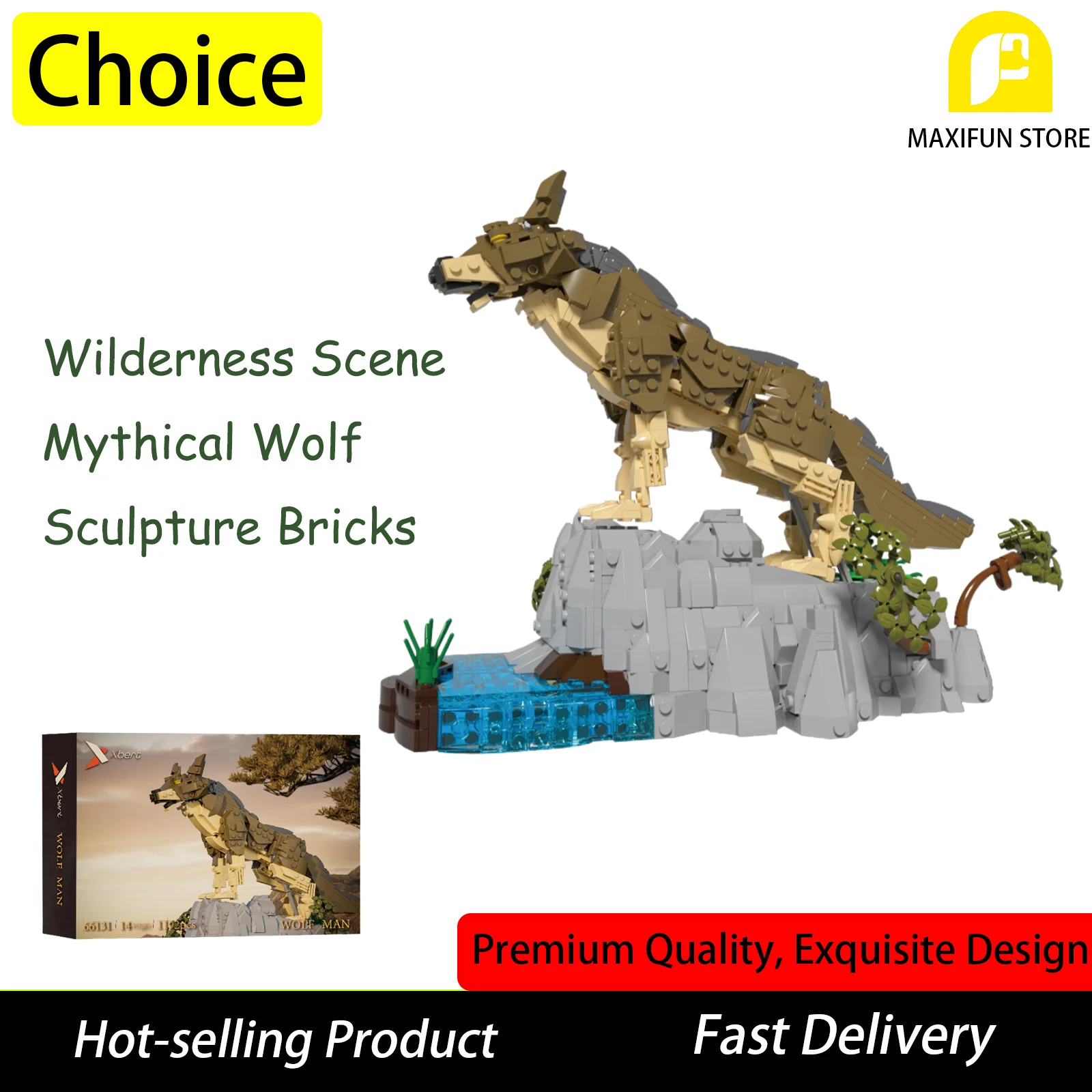 1192 шт., набор строительных блоков с волком и оборотнем, крутая модель животного, игрушка «сделай сам», креативный сборный орнамент, изысканный рождественский подарок
1192 шт., набор строительных блоков с волком и оборотнем, крутая модель животного, игрушка «сделай сам», креативный сборный орнамент, изысканный рождественский подарок