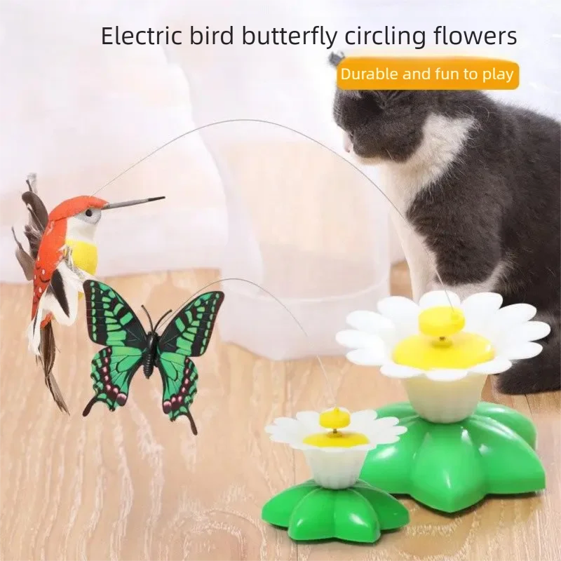 Electric Butterfly/Bird Cat Toys 360° Automatic Rotating Bite-resistant Automatic Cat Teaser Fun Pet Toy with Detachable Bait
Electric Butterfly/Bird Cat Toys 360° Automatic Rotating Bite-resistant Automatic Cat Teaser Fun Pet Toy with Detachable Bait