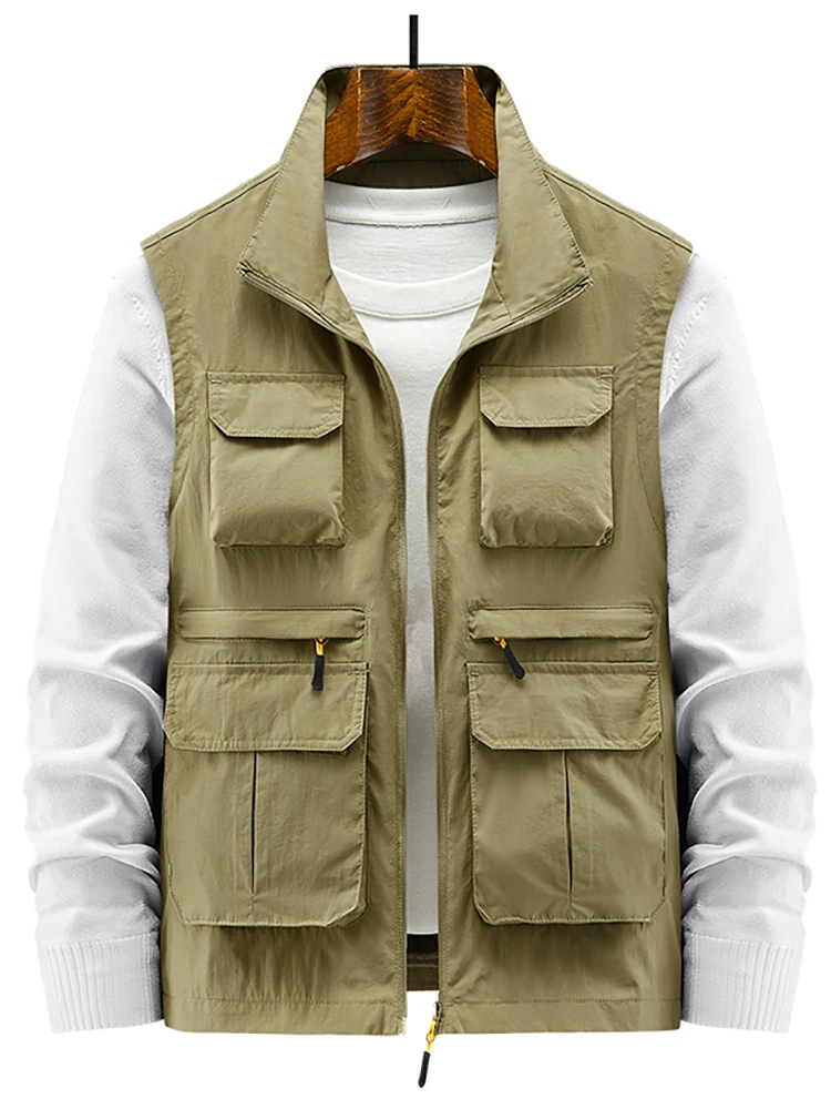 New 2023 Men's Outdoor Sports Mountaineering Jogging Travel Cross-Country Military Multi-Pocket Casual Vest Trendy
New 2023 Men's Outdoor Sports Mountaineering Jogging Travel Cross-Country Military Multi-Pocket Casual Vest Trendy
