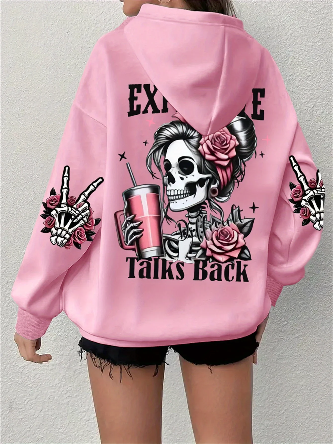 Expensive Talks Back Funny Print Women Hoody Harajuku Loose Clothes Fleece Warm Comfortable Hoodie Vintage Autumn Crewneck Top
Expensive Talks Back Funny Print Women Hoody Harajuku Loose Clothes Fleece Warm Comfortable Hoodie Vintage Autumn Crewneck Top