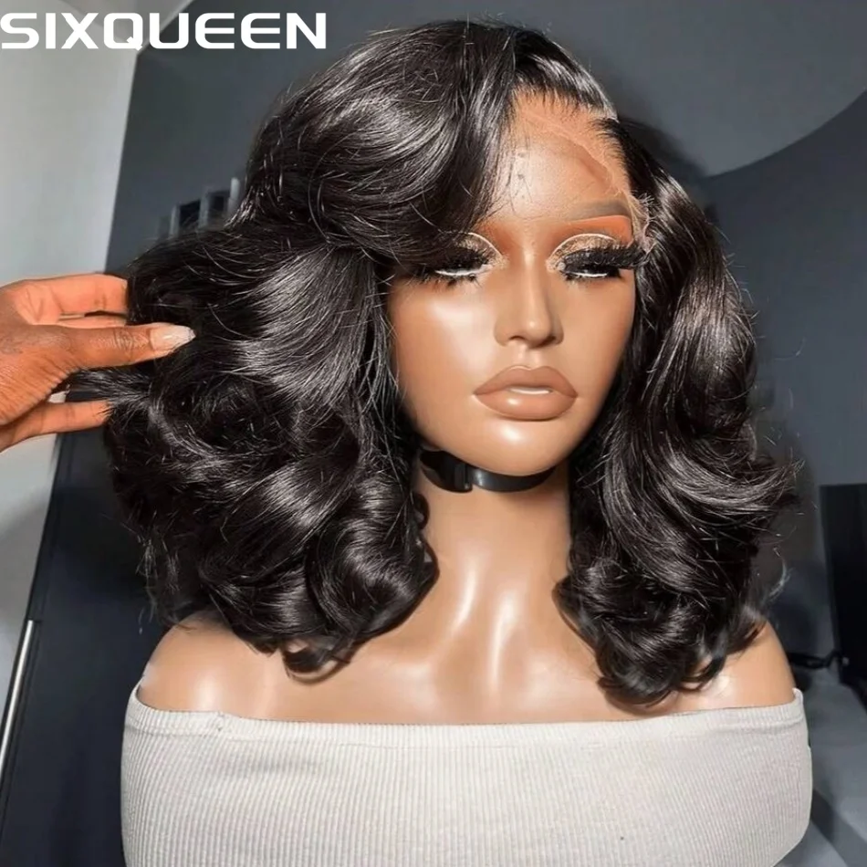 Short Bob Body Wave Wear And Go Glueless Bob Wig Human Hair Lace Front Wigs Pre Cut Brazilian Hair 4X4 Hd Lace Closure Wig For Women Natural Black
Short Bob Body Wave Wear And Go Glueless Bob Wig Human Hair Lace Front Wigs Pre Cut Brazilian Hair 4X4 Hd Lace Closure Wig For Women Natural Black