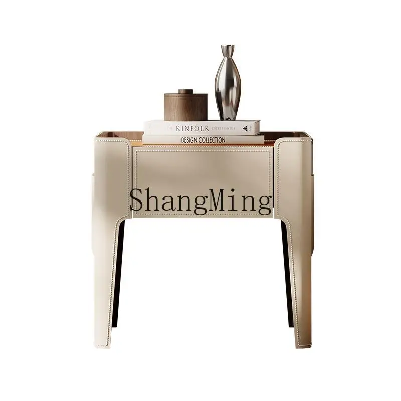 ZYH new bedroom bedside locker high-end saddle leather solid wood three-bucket cabinet
ZYH new bedroom bedside locker high-end saddle leather solid wood three-bucket cabinet