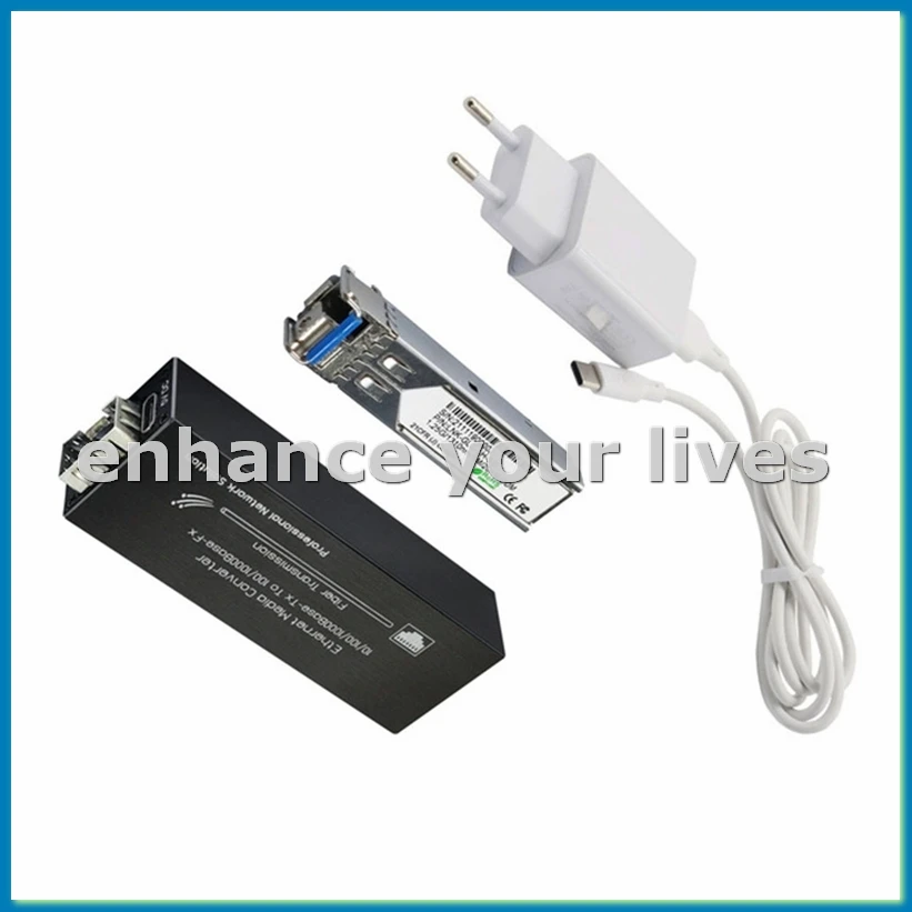 Мини-гигабитный оптоволоконный медиаконвертер 1000 Мбит/с Ethernet с одномодовым модулем SFP 1310 нм, 20 км и входом Type-C EU PLUG-A23U
Мини-гигабитный оптоволоконный медиаконвертер 1000 Мбит/с Ethernet с одномодовым модулем SFP 1310 нм, 20 км и входом Type-C EU PLUG-A23U