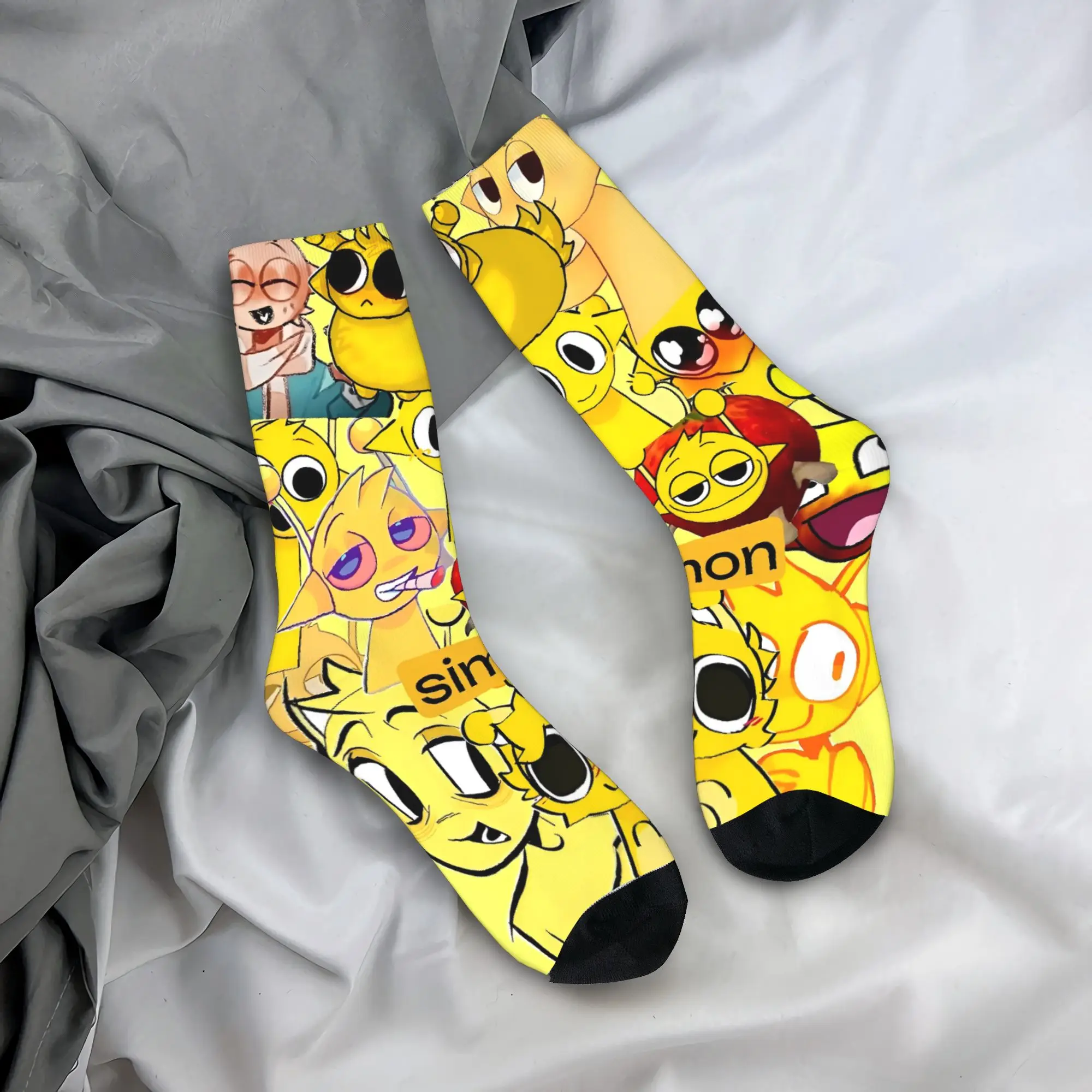 Мужские носки унисекс, игровая тема, цветные чулки с принтом S-Sprunki, противоскользящие средние мягкие носки, осенние спортивные носки с графикой
Мужские носки унисекс, игровая тема, цветные чулки с принтом S-Sprunki, противоскользящие средние мягкие носки, осенние спортивные носки с графикой