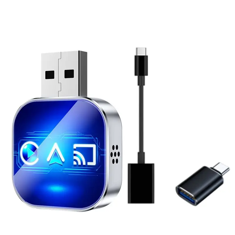 【ПОДАРОК】Беспроводной адаптер для CarPlay 3-в-1: USB-донгл для беспроводного CarPlay, Smart Mirror Link, Android Auto
【ПОДАРОК】Беспроводной адаптер для CarPlay 3-в-1: USB-донгл для беспроводного CarPlay, Smart Mirror Link, Android Auto