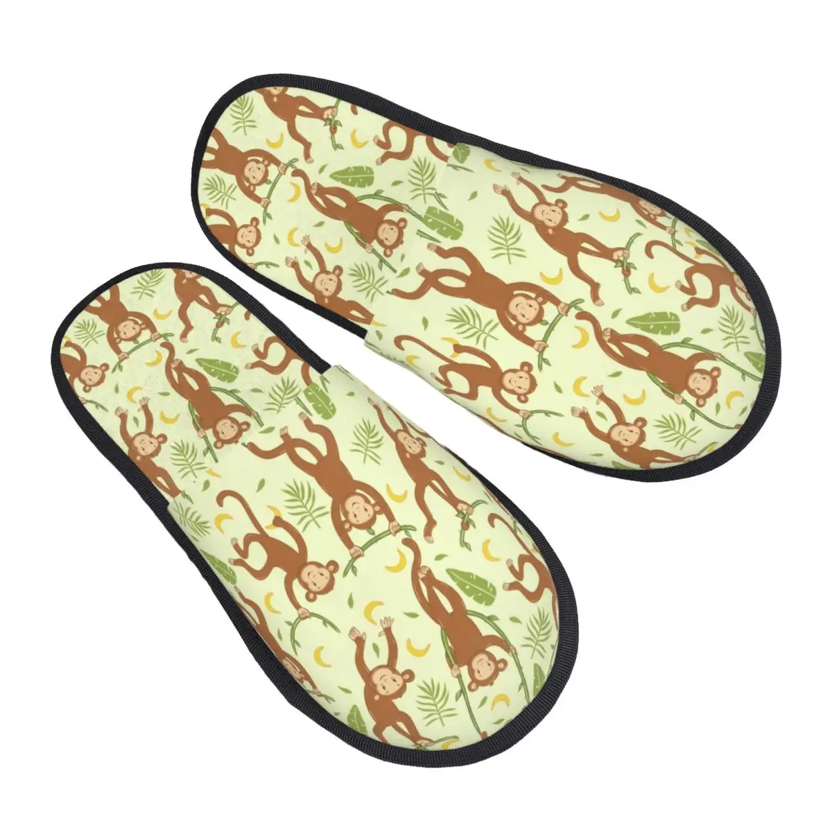 Custom Funny Colourful Monkey Printed Guest Slippers for Spa Women Lovely Seamless Pattern House Slipper
Custom Funny Colourful Monkey Printed Guest Slippers for Spa Women Lovely Seamless Pattern House Slipper
