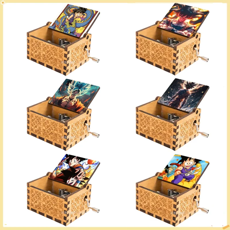 Dragon Ball Son Goku Music Box fashion Wooden Engraving Hand-Cranked Musical Box Home Decoration Music Boxs Kids Birthday Gifts
Dragon Ball Son Goku Music Box fashion Wooden Engraving Hand-Cranked Musical Box Home Decoration Music Boxs Kids Birthday Gifts