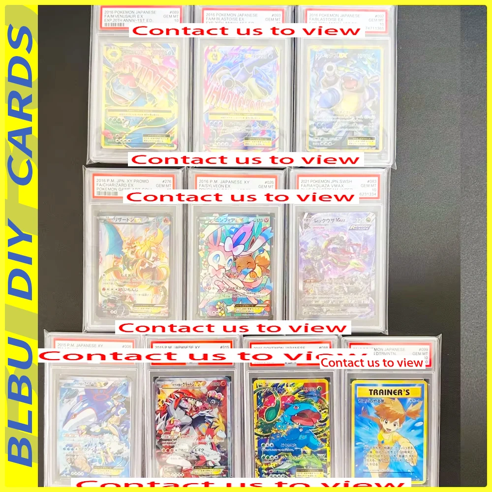 BLBU ACG PTCG Кристалл Рейтинг Карта GROUDON BLASTOISE EX Игра VENUSAUR EX Коллекционная карта аниме GEM MT10 RAYOUAZA VMAX DIY Card
BLBU ACG PTCG Кристалл Рейтинг Карта GROUDON BLASTOISE EX Игра VENUSAUR EX Коллекционная карта аниме GEM MT10 RAYOUAZA VMAX DIY Card