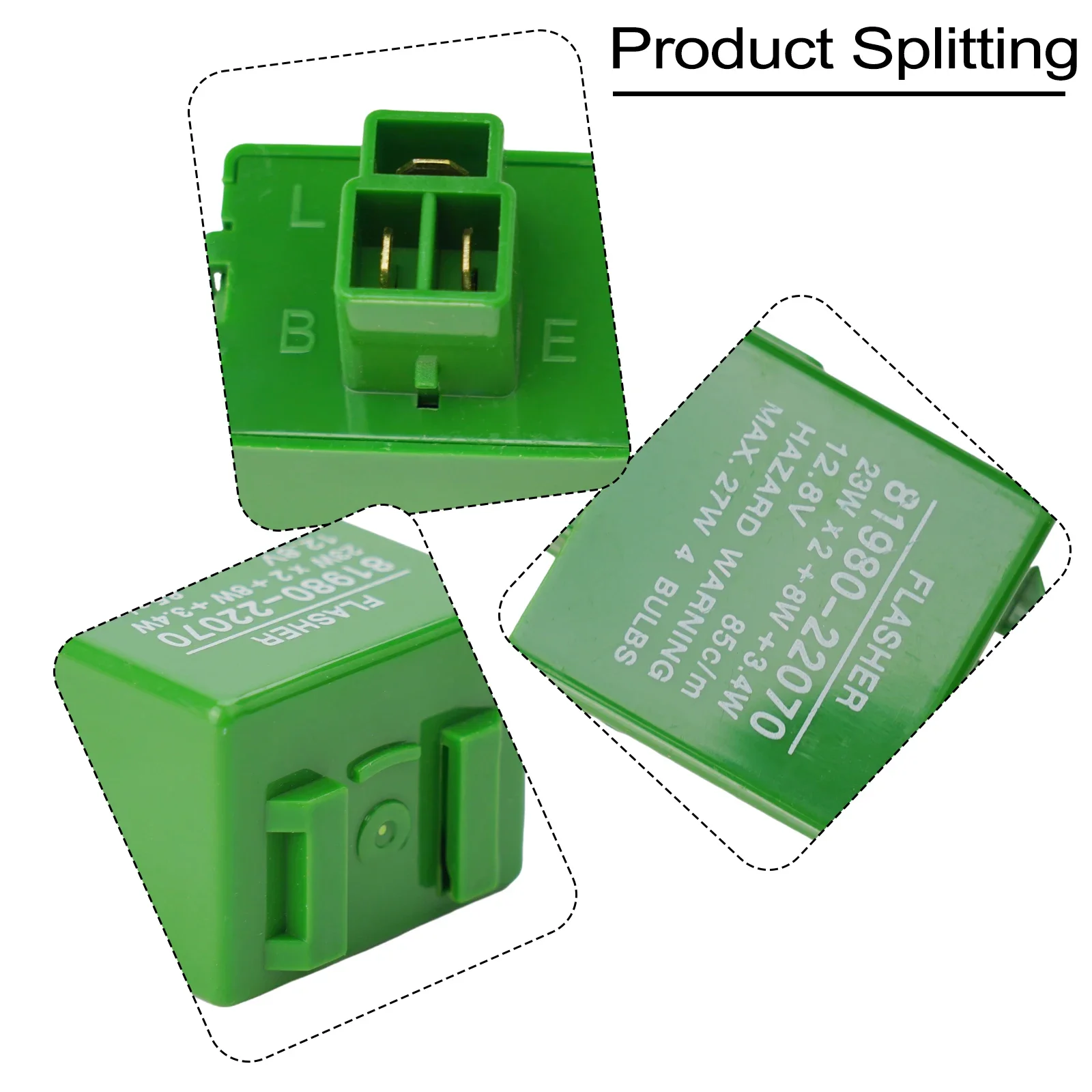 Turn Signal Flasher Relay Automotive 81980-22070 Compatibility Direct EFL25 EP32 FC561 Performance For 4Runner
Turn Signal Flasher Relay Automotive 81980-22070 Compatibility Direct EFL25 EP32 FC561 Performance For 4Runner