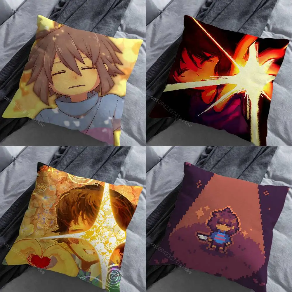 Game Frisk U-Undertale Pillow Case For 30x30cm,45x45cm,55x55cm, For Home Bedroom Decoration And Protector
Game Frisk U-Undertale Pillow Case For 30x30cm,45x45cm,55x55cm, For Home Bedroom Decoration And Protector