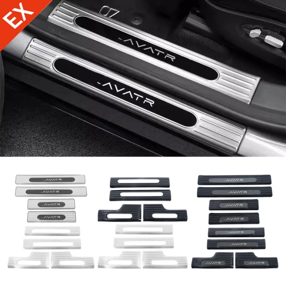 For Changan AVATAR 07 2024-2025 Auto Decoration Stainless Interior Door Sill Scuff Plate Welcome Pedal Styling Accessories
For Changan AVATAR 07 2024-2025 Auto Decoration Stainless Interior Door Sill Scuff Plate Welcome Pedal Styling Accessories