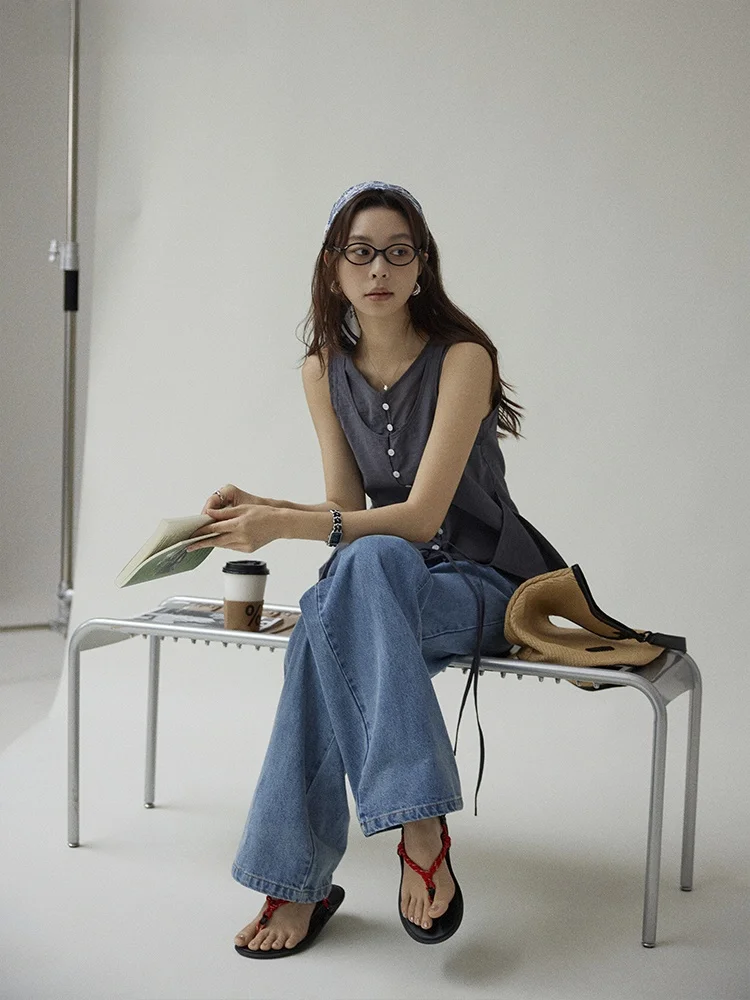 Летний модный свободный женский топ Joli Choose с дизайнерским акцентом на талии и эффектом высокого качества, с завязками, модель Mo Ne
Летний модный свободный женский топ Joli Choose с дизайнерским акцентом на талии и эффектом высокого качества, с завязками, модель Mo Ne