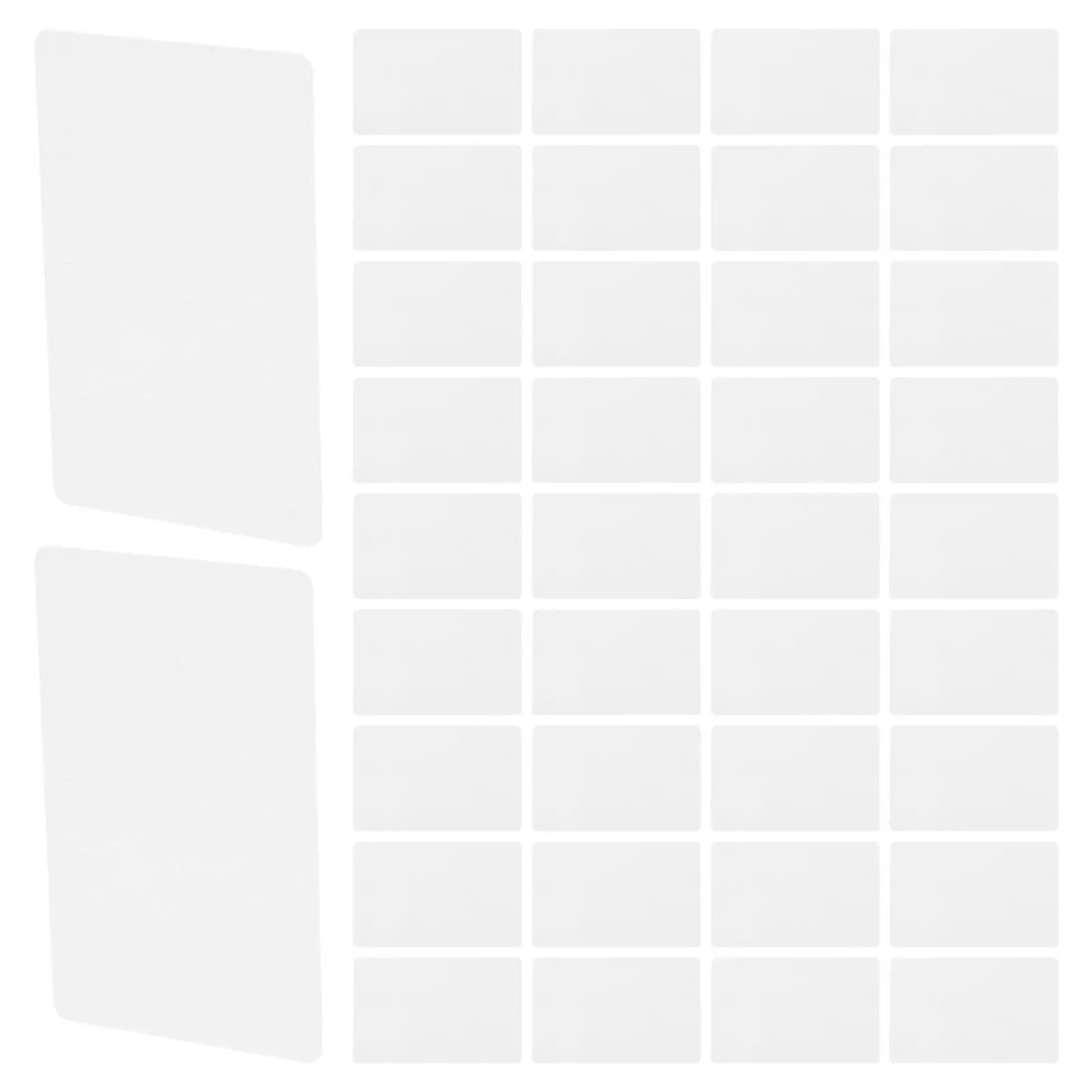 50 Pcs PVC White Cards Blank Plastic Business Credit Postcard Printable Id Dual Side Coated Smooth Folder
50 Pcs PVC White Cards Blank Plastic Business Credit Postcard Printable Id Dual Side Coated Smooth Folder
