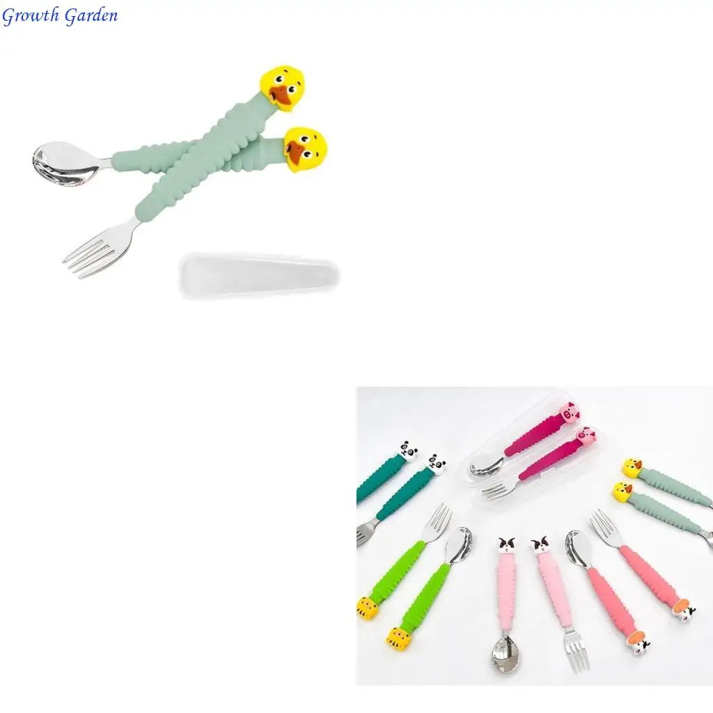 Portable Spoon and Fork for Babies Toddlers Feeding Tableware Set + Storage Box E65D
Portable Spoon and Fork for Babies Toddlers Feeding Tableware Set + Storage Box E65D