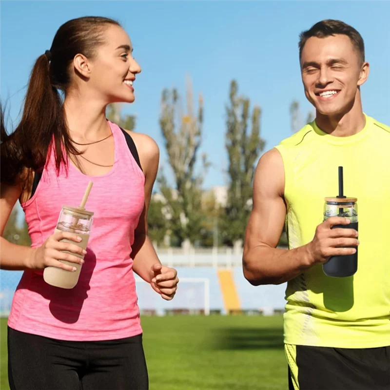 ABAE-20Oz Стеклянный стакан для воды с силиконовым защитным рукавом Fpr Water Smoothie, чай с молоком, подарок
ABAE-20Oz Стеклянный стакан для воды с силиконовым защитным рукавом Fpr Water Smoothie, чай с молоком, подарок