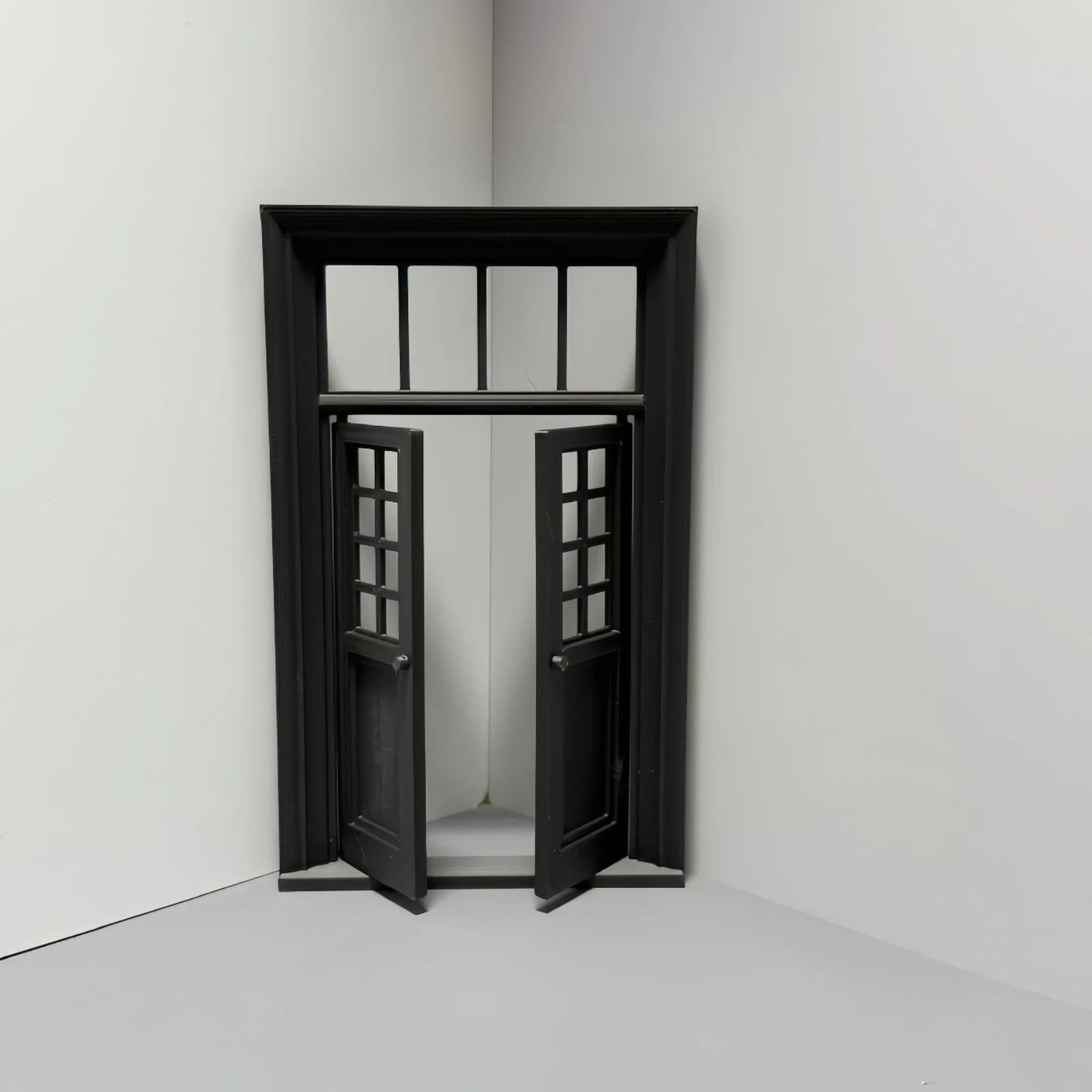 1:12 Scale Dollhouse Door DIY Two Panel Transom Door Transom Window Model Decorative Openable
1:12 Scale Dollhouse Door DIY Two Panel Transom Door Transom Window Model Decorative Openable