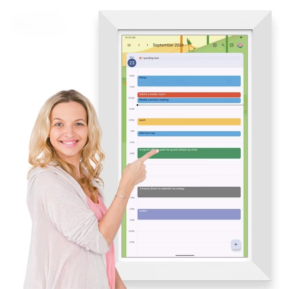 Digital Wall Calendar Anti-Glare Smart Touch Calendar Screen 15 Inch Touch Screen Tablet Digital Calendar Display
Digital Wall Calendar Anti-Glare Smart Touch Calendar Screen 15 Inch Touch Screen Tablet Digital Calendar Display