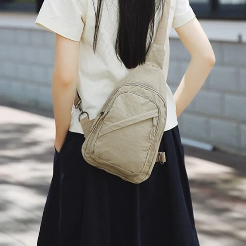 2025 New Multi-functional Trend Women's Breast Bag Fashion Casual Nylon Cloth Shoulder Small Backpack Chest Small Satchel
2025 New Multi-functional Trend Women's Breast Bag Fashion Casual Nylon Cloth Shoulder Small Backpack Chest Small Satchel