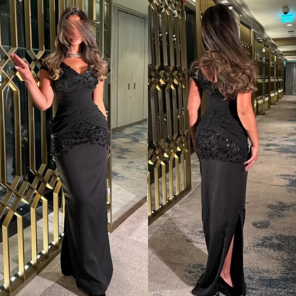 Customized Modern Style Matching Jersey Flower Beading Straight V-neck Long Dresses Bespoke Occasion Dresses High Quality Sexy
Customized Modern Style Matching Jersey Flower Beading Straight V-neck Long Dresses Bespoke Occasion Dresses High Quality Sexy