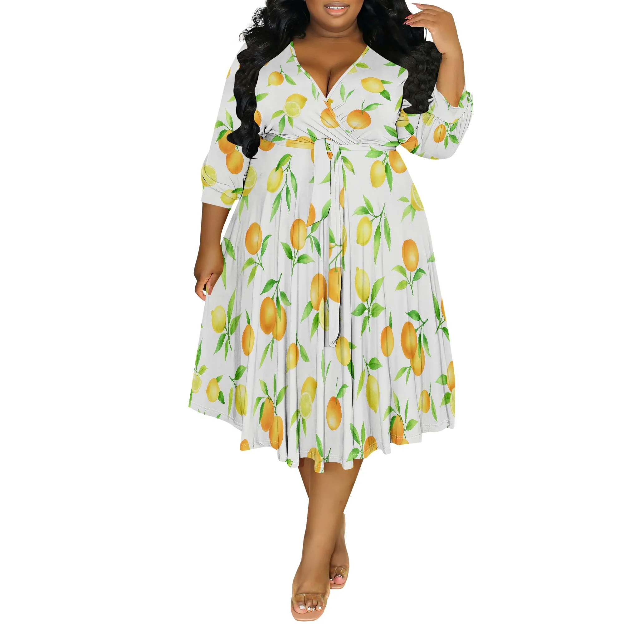 Swing Dress for Women V-Neck Long-Sleeved Leisure Home Wear Floral & Halloween Print Dress Casual Outfit
Swing Dress for Women V-Neck Long-Sleeved Leisure Home Wear Floral & Halloween Print Dress Casual Outfit