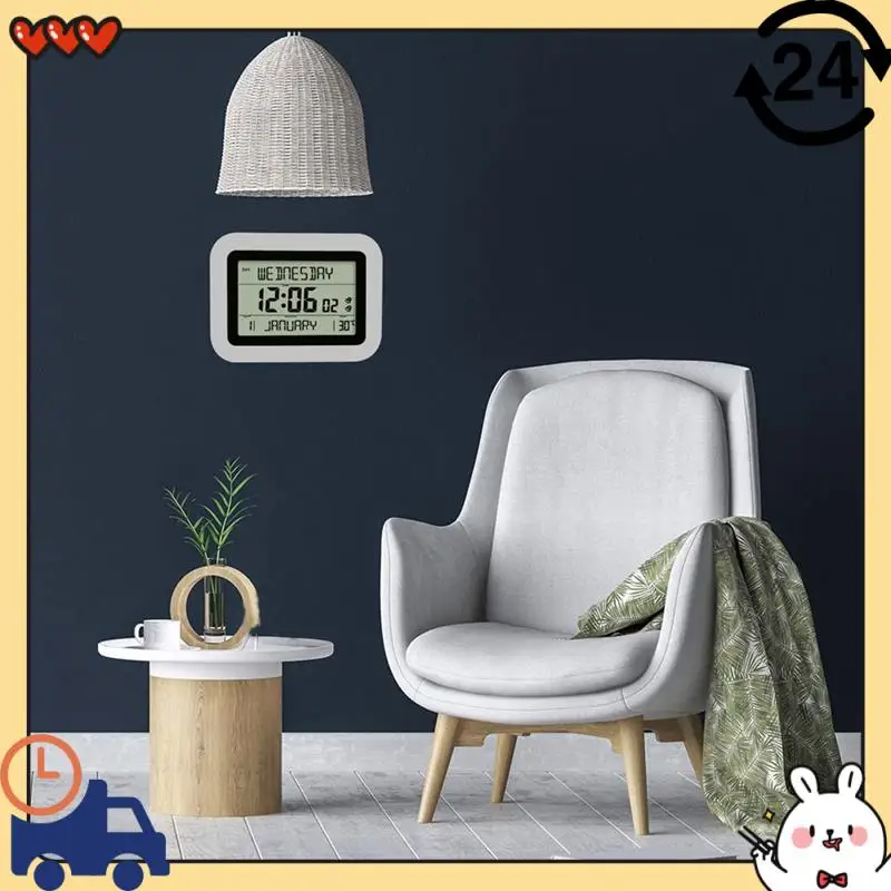 Electronic Led Alarm Clock LCD Digital Alarm Clock Large Screen Date Temperature Humidity Display Table Clock Digital
Electronic Led Alarm Clock LCD Digital Alarm Clock Large Screen Date Temperature Humidity Display Table Clock Digital