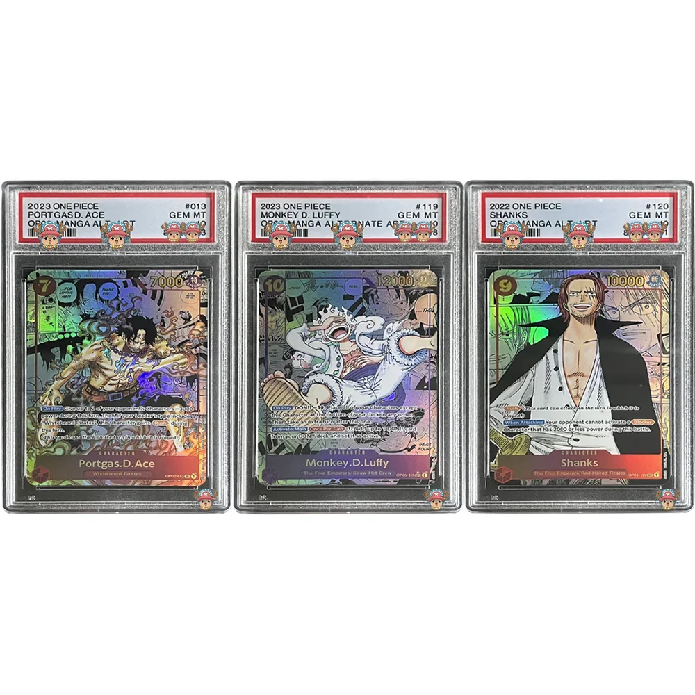 Anime OPCG Graded Card English Version MONKEY.D.LUFFY Portgas D Ace MANGA ALT ART GEM MT Collection Card Holographic Label Gift
Anime OPCG Graded Card English Version MONKEY.D.LUFFY Portgas D Ace MANGA ALT ART GEM MT Collection Card Holographic Label Gift