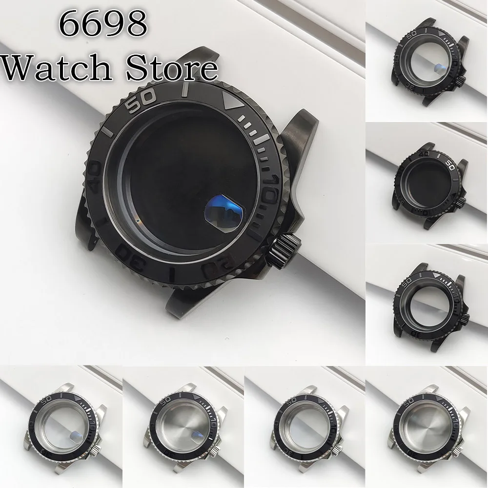 40 mm NH35 Case Black Silver for Yachting Prestige NH35 NH36 Movement 28.5 mm Dial Sapphire Glass Stainless Steel SUB GMT Case
40 mm NH35 Case Black Silver for Yachting Prestige NH35 NH36 Movement 28.5 mm Dial Sapphire Glass Stainless Steel SUB GMT Case